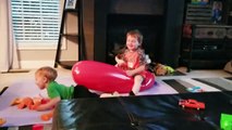 Cute Baby Siblings Playing Together part 2