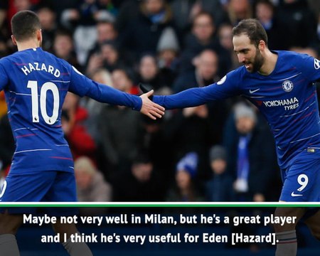 'Great' Higuain can have a positive impact on Hazard - Sarri