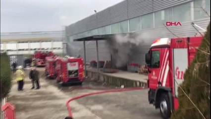 İstanbul Silivri'de Fabrika Yangını