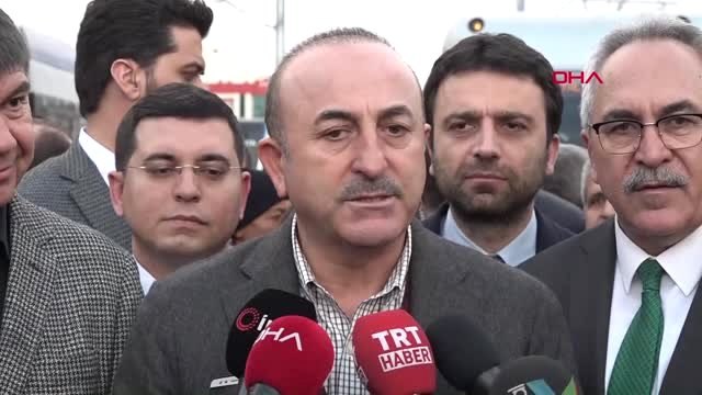 Antalya Dışişleri Bakanı Mevlüt Çavuşoğlu, Antalya'da Konuştu