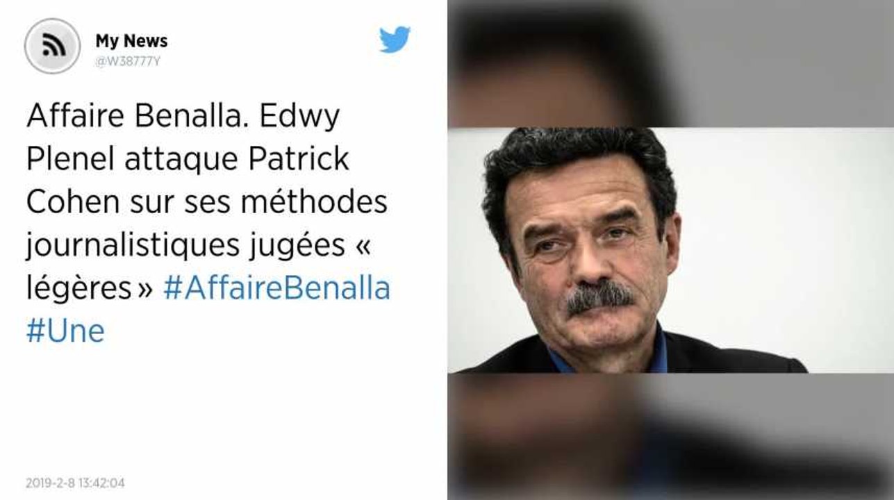 Affaire Benalla. Edwy Plenel attaque Patrick Cohen sur ses méthodes journalistiques jugées « légères »