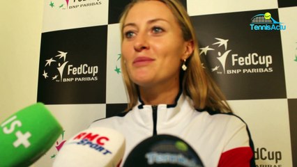 Fed Cup 2019 - Kristina Mladenovic : "Les décisions ne m'appartiennent pas"