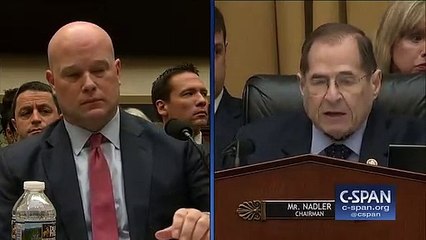 Download Video: Matt Whitaker Tells Jerry Nadler His 'Five Minutes Is Up' During Oversight Hearing