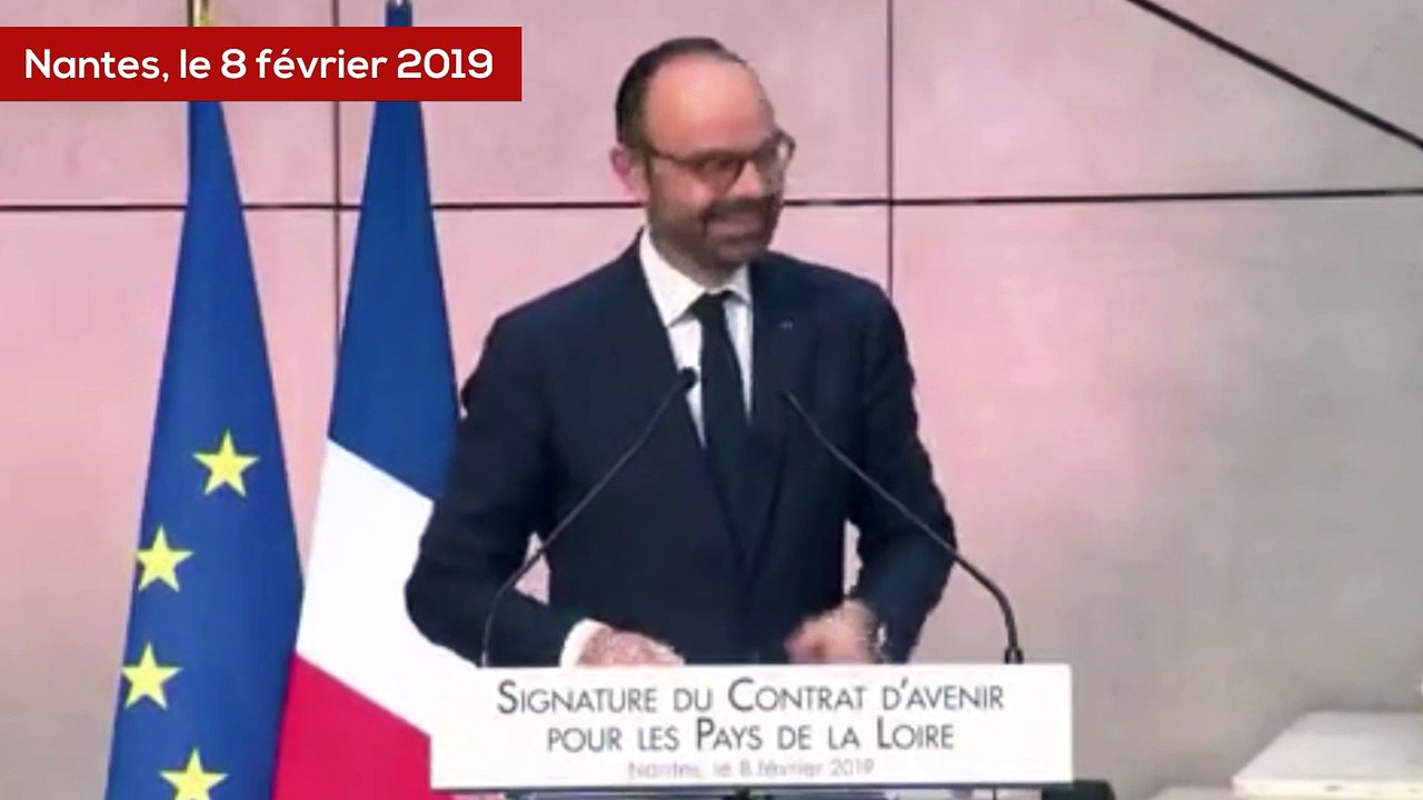 La gaffe d'Edouard Philippe au conseil régional des Pays de la Loire