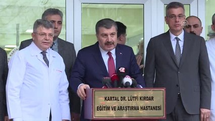 Bakan Koca: "Kartal'da Bina Çökmesi Sonucu Yaralanan 13 Kişinin Tedavisi Sürüyor, Bunlardan 7'si...