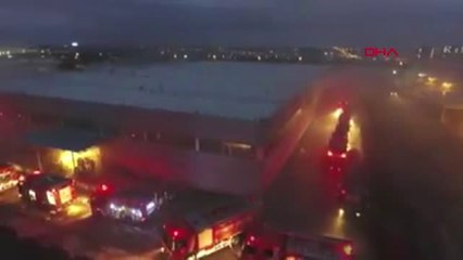 İstanbul Silivri'de Fabrika Yangını