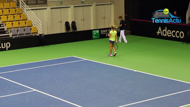 Fed Cup 2019 - Fiona Ferro, sa 1ère avec les Bleues : C'est un rêve qui devient réalité