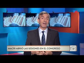 El Juego Limpio (02/03/2017) El editorial de Nelson Castro: Macri y su discurso en el Congreso