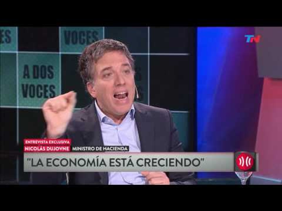 A Dos Voces (22/22/2017) Nicolás Dujovne: "Reconocemos la inflación que tenemos"