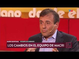 Desde el Llano (23/01/2017) Mario Quintana habló sobre la salida de Prat-Gay y Melconian