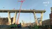 Genoa starts demolishing disaster bridge six months on