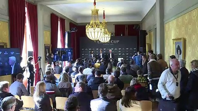 Federer and Borg in Geneva to present 3rd edition of Laver Cup
