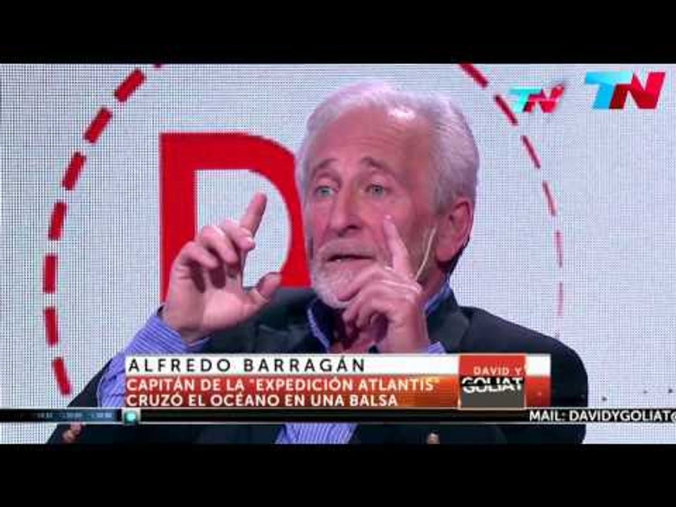 David y Goliat (13/09/2015) Cruzar el océano en balsa - Bloque 1