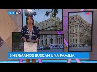 Cinco hermanitos buscan una familia