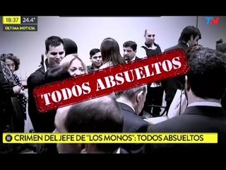Crimen del jefe de 'Los Monos': Todos absueltos