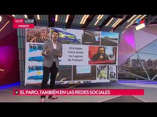 Así se vive el paro en las Redes Sociales