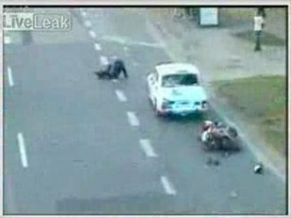 Grave accident de moto