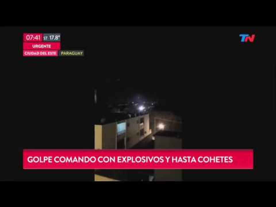 Urgente Paraguay: Robaron 40 millones de dólares en Ciudad del Este