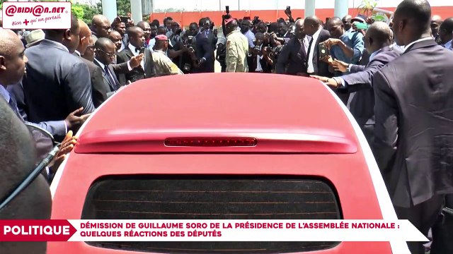 Démission de Guillaume Soro de la présidence de l’Assemblée Nationale, quelques réactions des députés