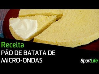 Pão de batata de micro-ondas
