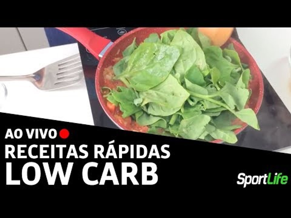 Receitas fáceis low carb - Ao Vivo no Facebook(04/07/2017)