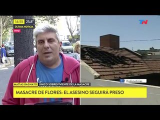 Masacre de Flores: El asesino seguirá preso