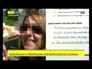 Polémica por la docente que subió a las redes el examen de una alumna