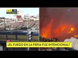 Se incendió la feria de Constitución, ¿Fue intencional?