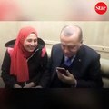 Başkan Erdoğan, genç kızın ricasını geri çevirmedi