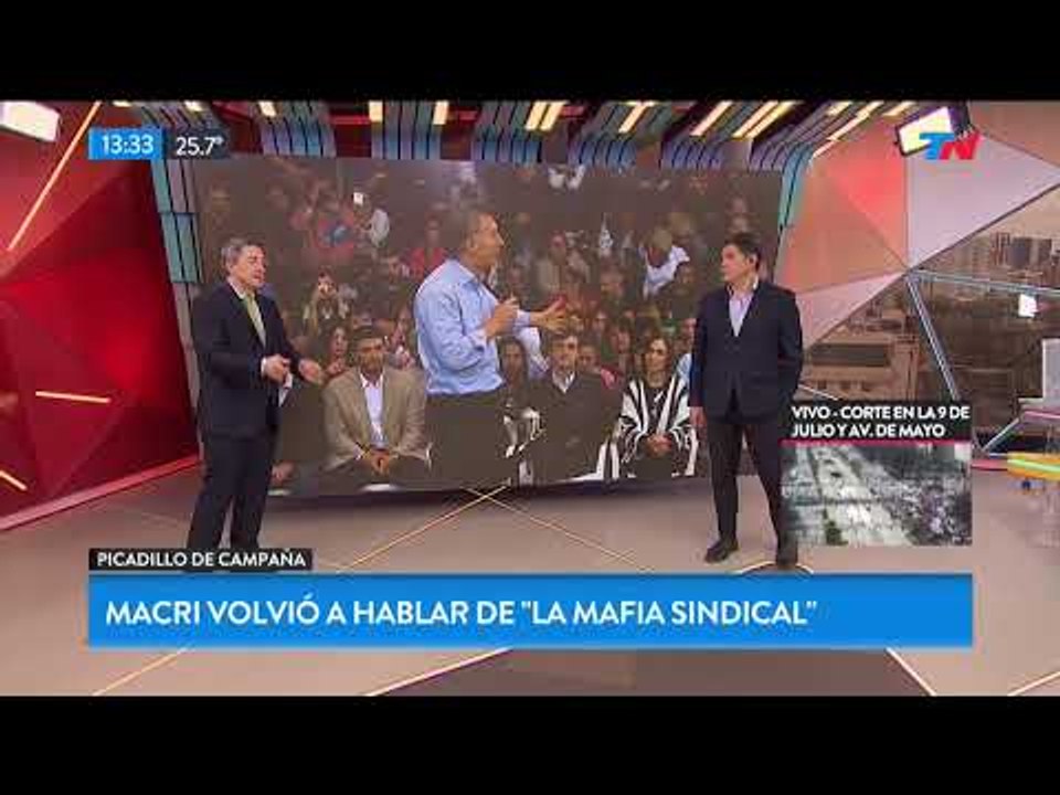 Macri volvió a hablar de la 'mafia sindical'