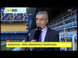 Nelson Castro y la previa desde la Bombonera antes del partido de la selección