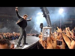 U2 arranca su show en La Plata después de la selección