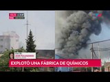 Incendio y explosiones en fábrica de San Justo