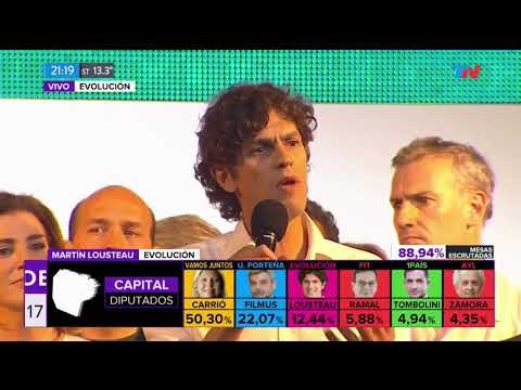 Así habló Martín Lousteau tras los resultados