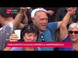 Festejos por la independencia de Cataluña