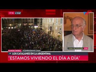 Así viven la independencia los catalanes en Argentina