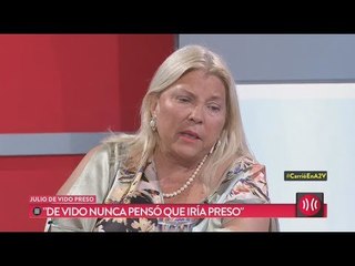 Carrió sobre la dentención de De Vido: "Es un regalo de Dios"