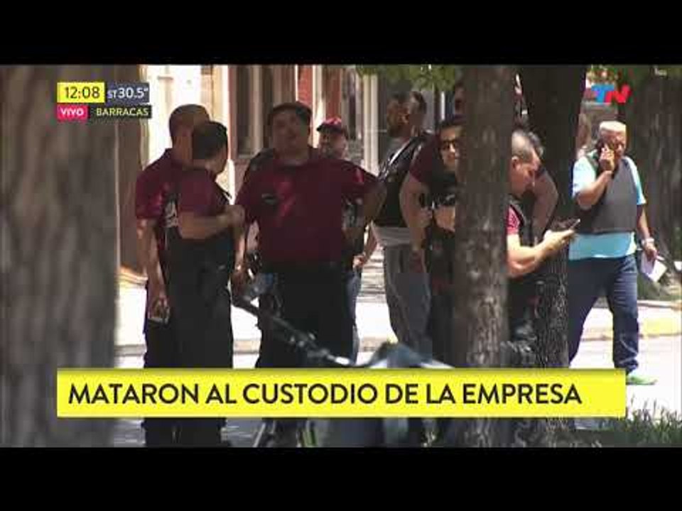Robo y tiroteo en Barracas: 2 muertos
