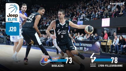 Jeep® ÉLITE : Boulazac vs Lyon-Villeurbanne (J20)