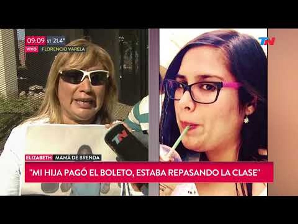 Habló la mama de brenda la estudiante de medicina tirada del tren