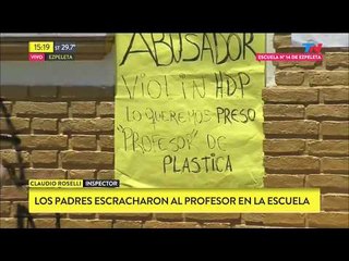 Profesor de plástica denunciado por abusos