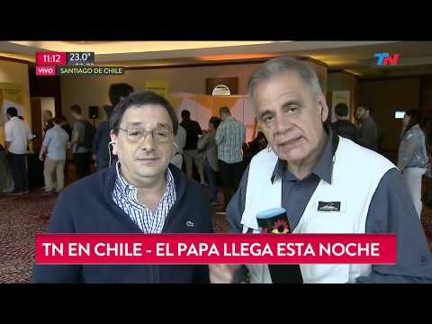 A horas de la llegada del Papa Francisco a Chile