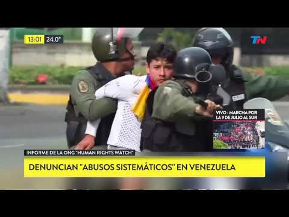 Denuncian "abusos sistemáticos" en Venezuela