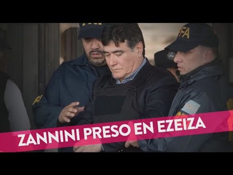 Zannini preso en Ezeiza