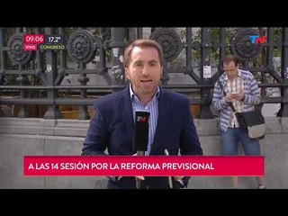 Congreso a las 14hs sesión por la reforma previsional
