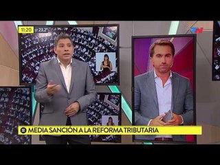 Media sanción a la reforma tributaria