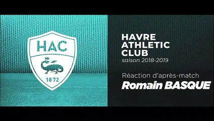 Après Orléans - HAC (1-1), réaction de Romain Basque