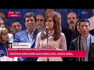 Cristina Kirchner más cerca del juicio oral
