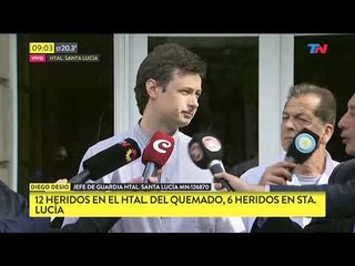 12 heridos en el Hospital del Quemado y 6 en el Santa Lucía