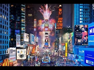 Así recibieron el 2018 en Nueva York y Río de Janeiro